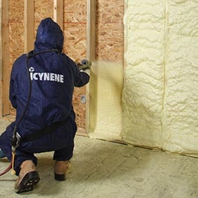 schiuma isolante canadese icynene