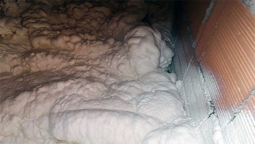 isolamento sottotetto non accessibile con Fastisol