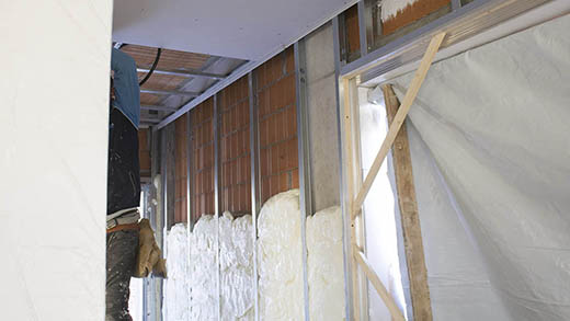 esecuzione cappotto termico Fastisol cappotto interno Fastisol in esecuzione
