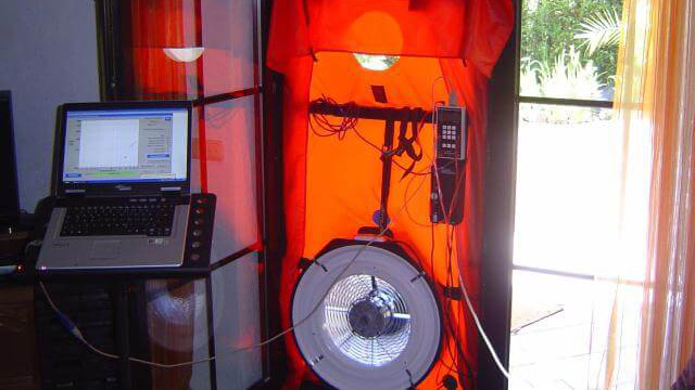 Fastisol blower door test 2