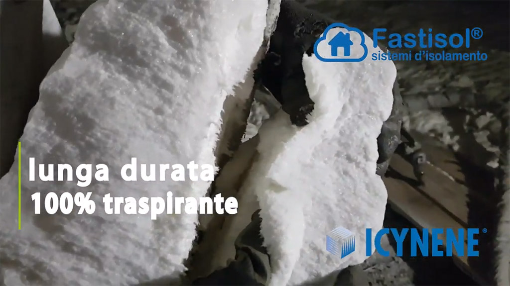 isolamento del sottotetto con Fastisol
